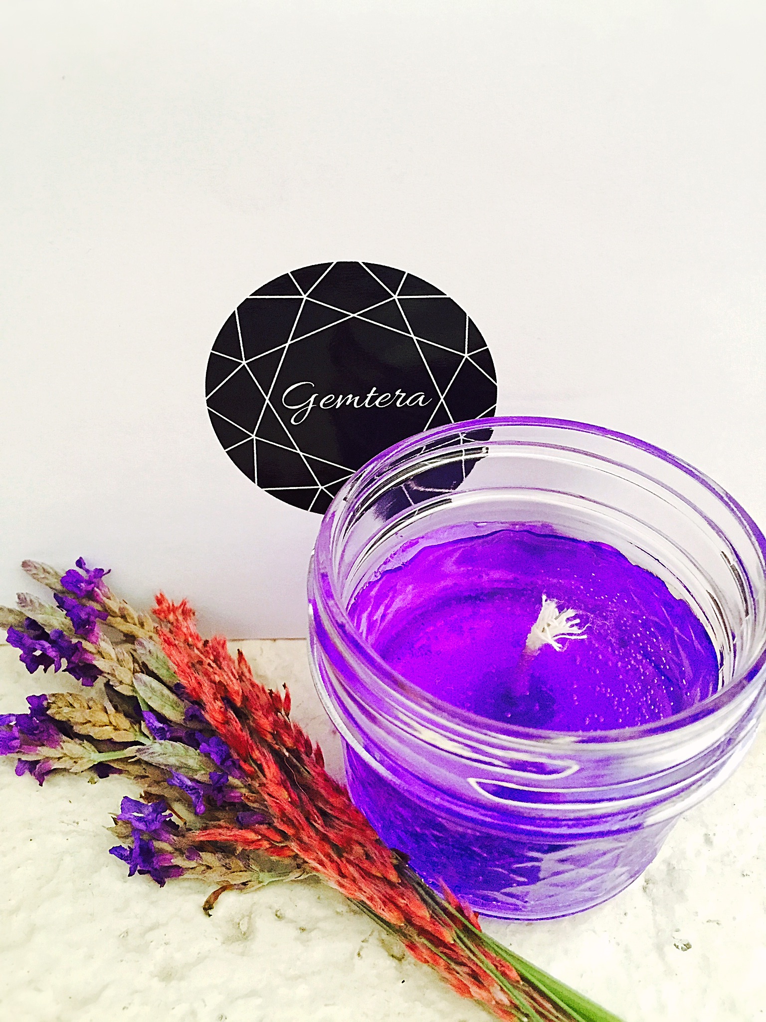 Gemtera - Lavender Candle